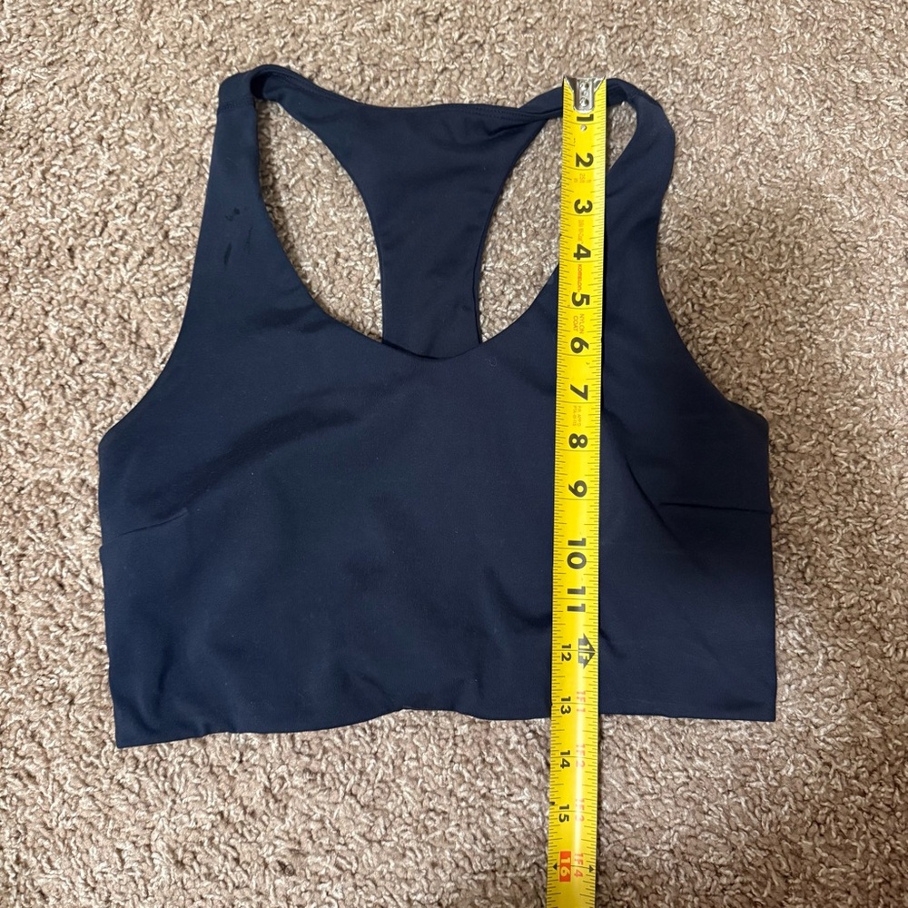Zella navy blue racerback sports tank bra - Picture 4 of 8